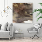 Mountain Seasons IV by Joyce Combs on GIANT ART - brown abstract