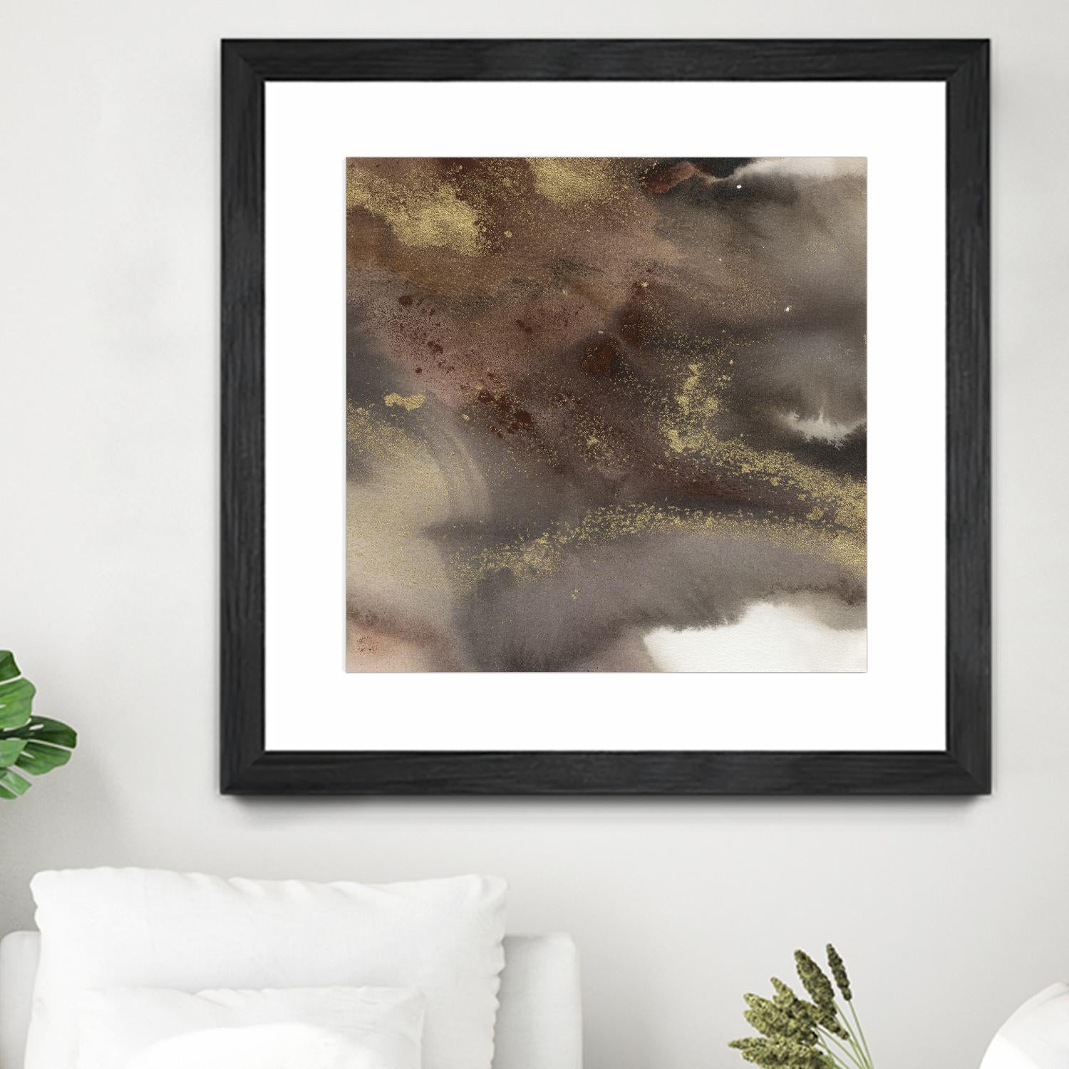 Mountain Seasons IV by Joyce Combs on GIANT ART - brown abstract