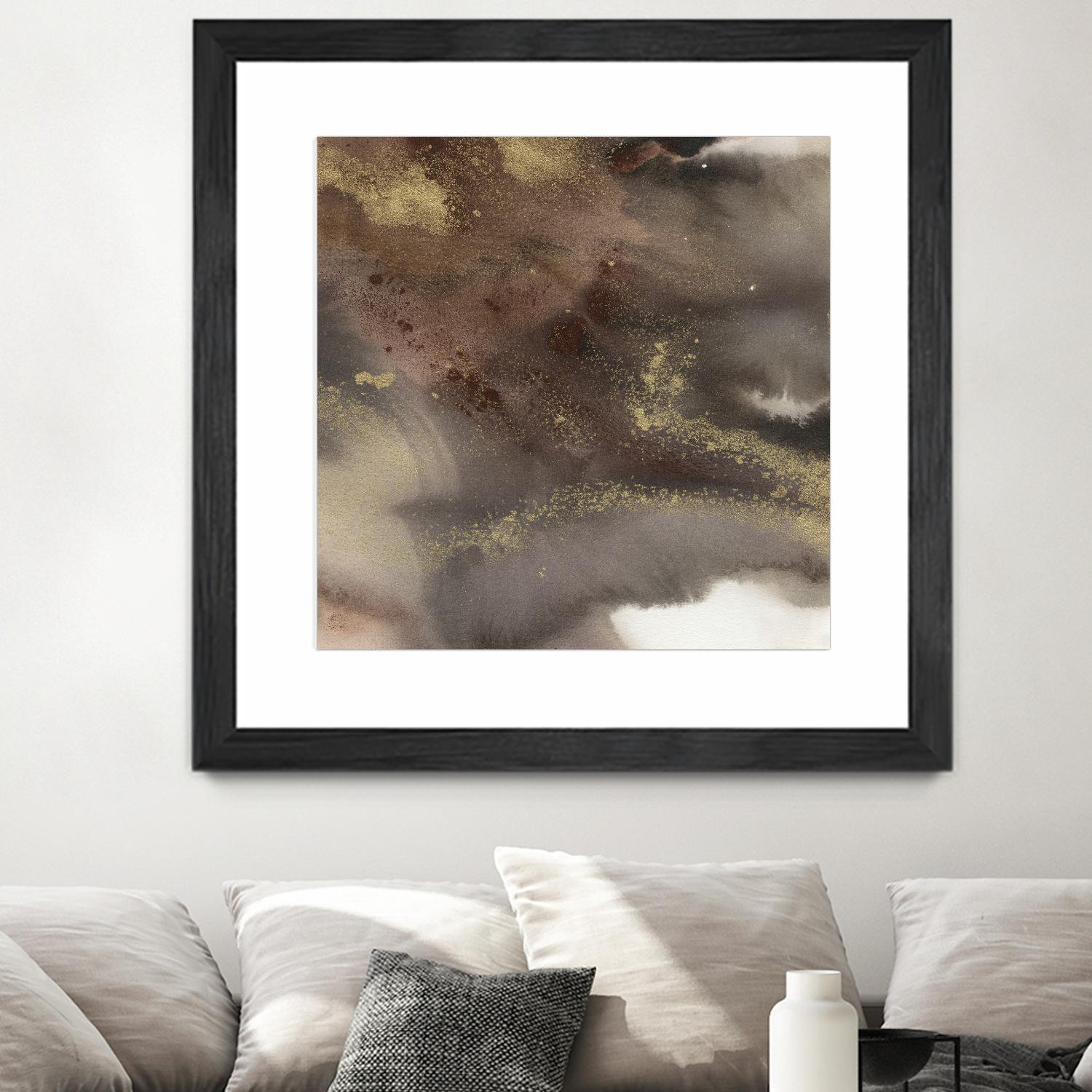 Mountain Seasons IV by Joyce Combs on GIANT ART - brown abstract