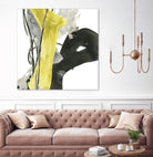 Citron Flux I by June Erica Vess on GIANT ART - yellow abstract