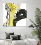 Citron Flux I by June Erica Vess on GIANT ART - yellow abstract