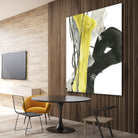 Citron Flux I by June Erica Vess on GIANT ART - yellow abstract