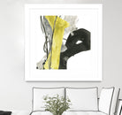 Citron Flux I by June Erica Vess on GIANT ART - yellow abstract