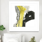 Citron Flux I by June Erica Vess on GIANT ART - yellow abstract