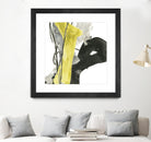 Citron Flux I by June Erica Vess on GIANT ART - yellow abstract