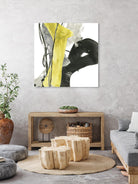 Citron Flux I by June Erica Vess on GIANT ART - yellow abstract