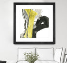 Citron Flux I by June Erica Vess on GIANT ART - yellow abstract