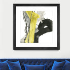 Citron Flux I by June Erica Vess on GIANT ART - yellow abstract