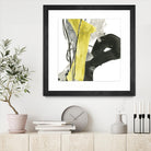 Citron Flux I by June Erica Vess on GIANT ART - yellow abstract