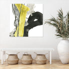 Citron Flux I by June Erica Vess on GIANT ART - yellow abstract