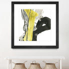 Citron Flux I by June Erica Vess on GIANT ART - yellow abstract