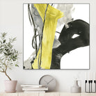 Citron Flux I by June Erica Vess on GIANT ART - yellow abstract