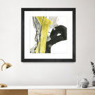 Citron Flux I by June Erica Vess on GIANT ART - yellow abstract
