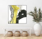 Citron Flux I by June Erica Vess on GIANT ART - yellow abstract