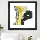 Citron Flux I by June Erica Vess on GIANT ART - yellow abstract