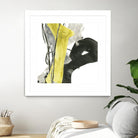Citron Flux I by June Erica Vess on GIANT ART - yellow abstract