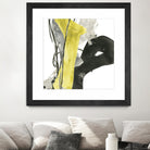 Citron Flux I by June Erica Vess on GIANT ART - yellow abstract