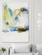 Abstract Terrain I by Sisa Jasper on GIANT ART - blue abstract