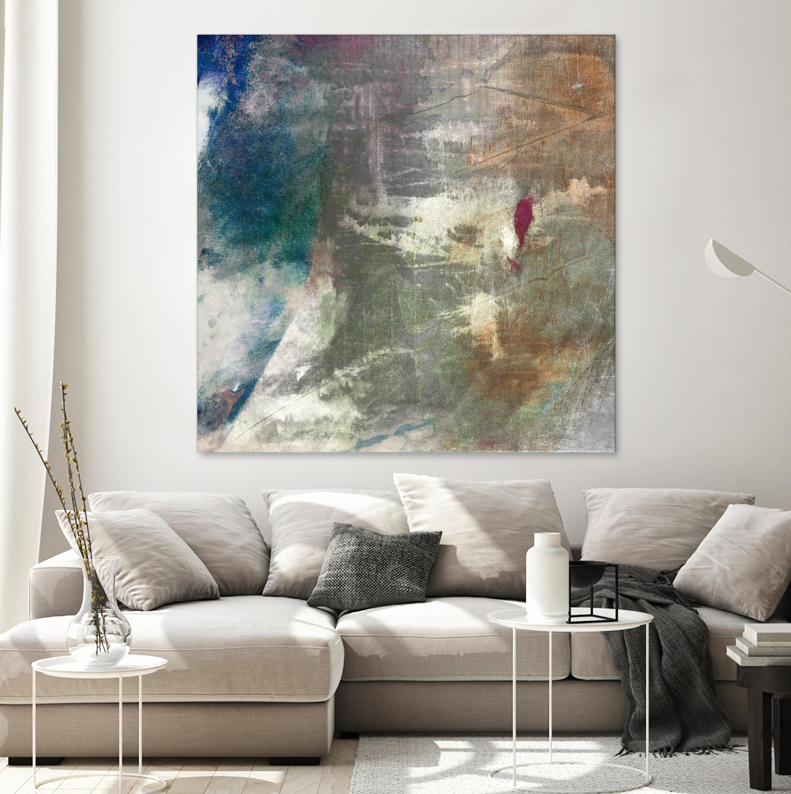 Mod Abstract I by Sisa Jasper on GIANT ART - blue abstract