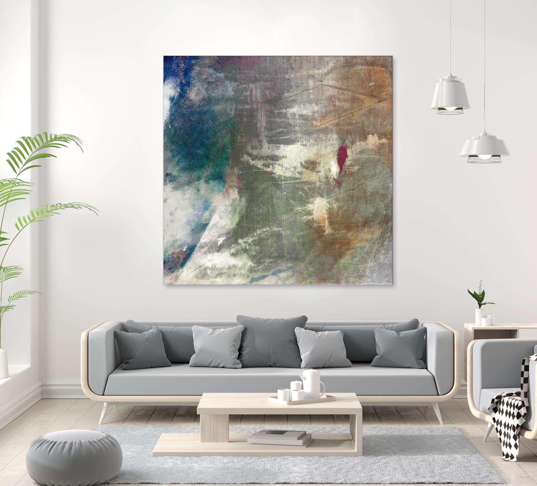 Mod Abstract I by Sisa Jasper on GIANT ART - blue abstract