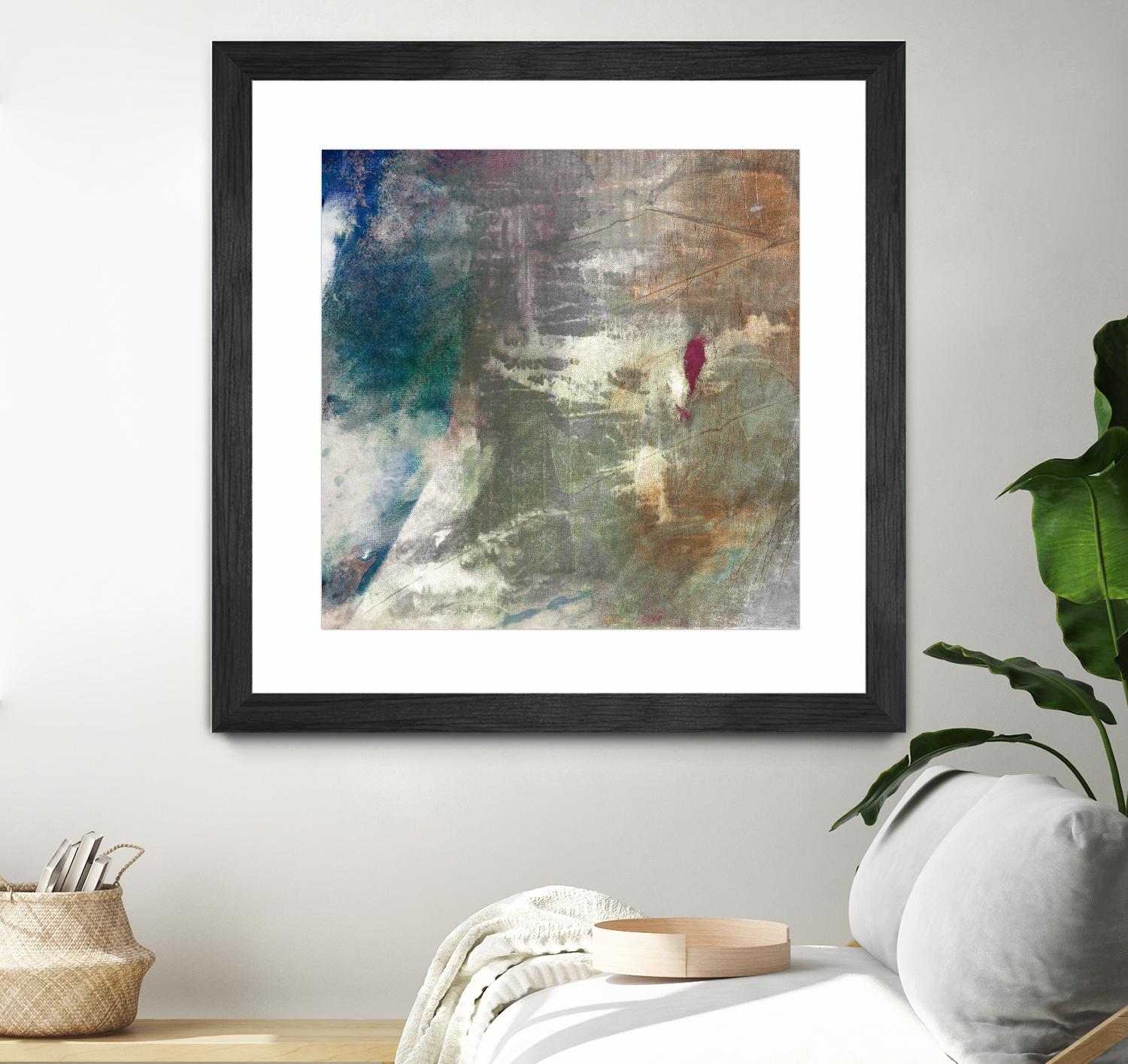 Mod Abstract I by Sisa Jasper on GIANT ART - blue abstract