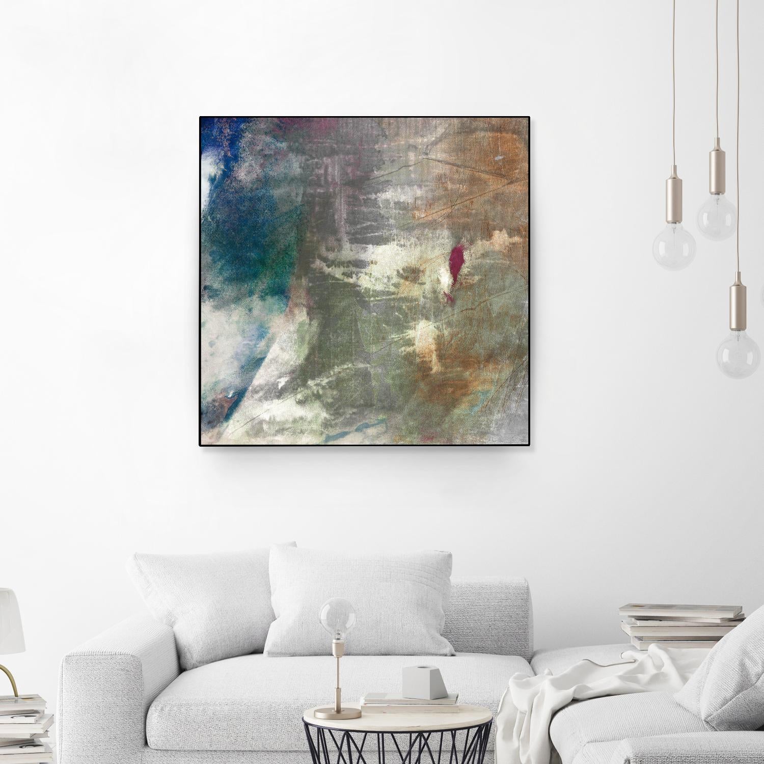 Mod Abstract I by Sisa Jasper on GIANT ART - blue abstract