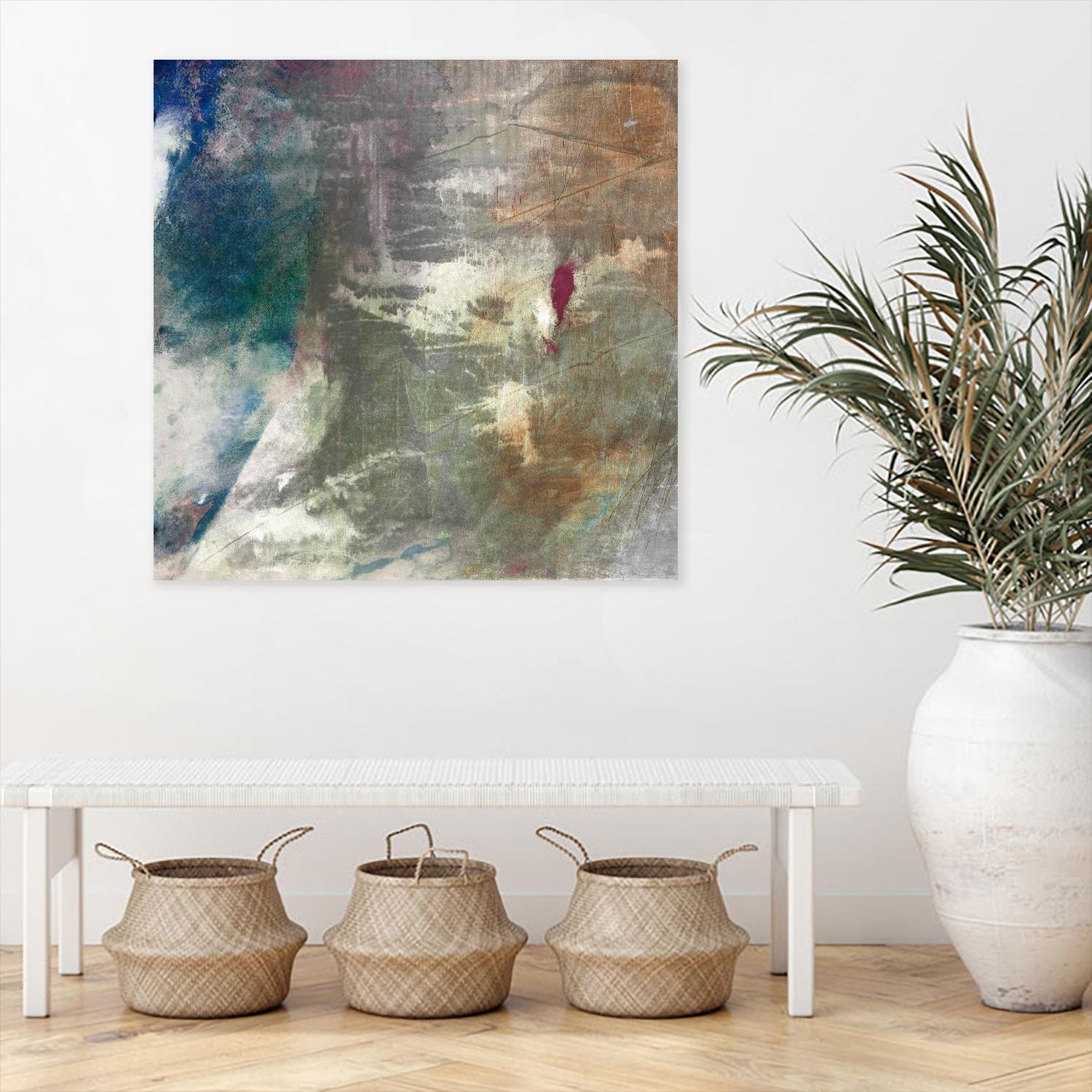 Mod Abstract I by Sisa Jasper on GIANT ART - blue abstract