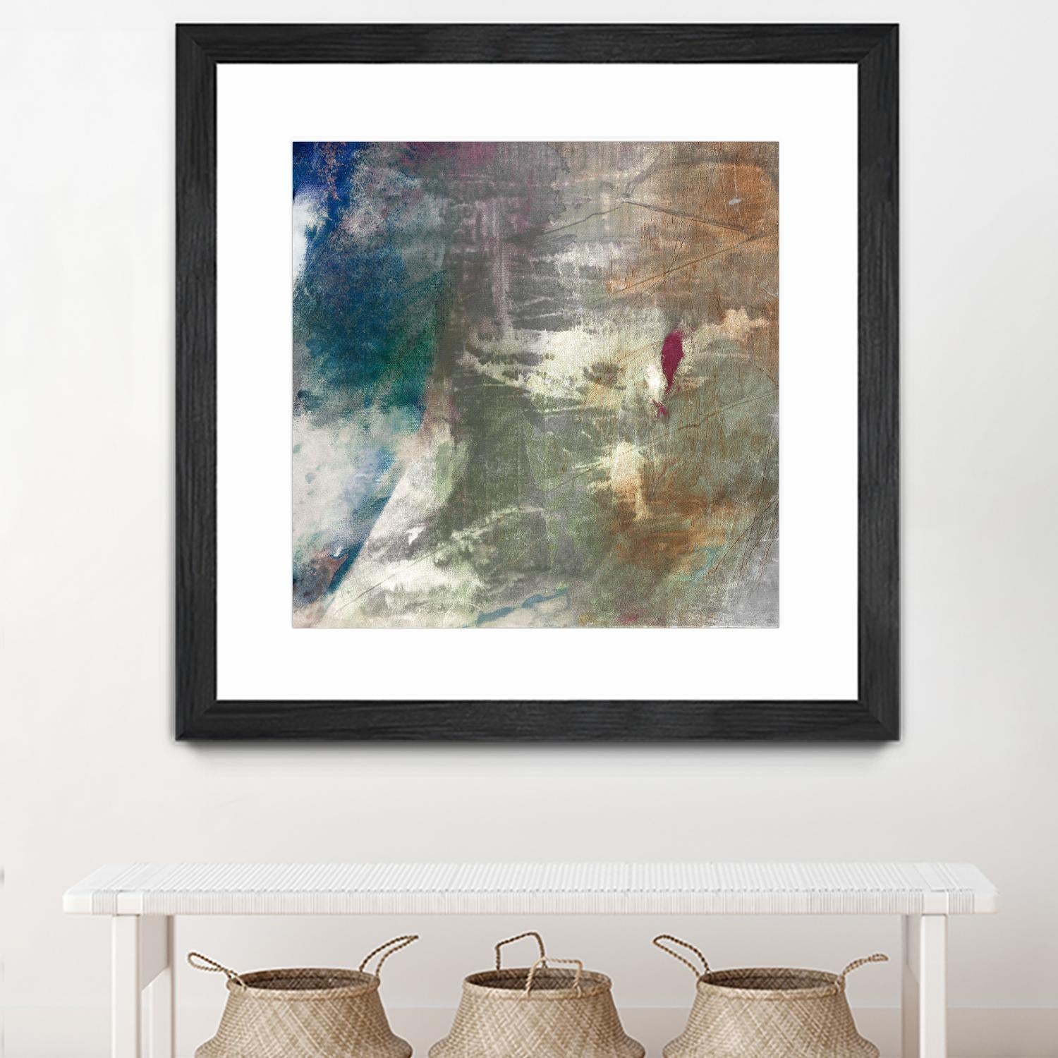 Mod Abstract I by Sisa Jasper on GIANT ART - blue abstract