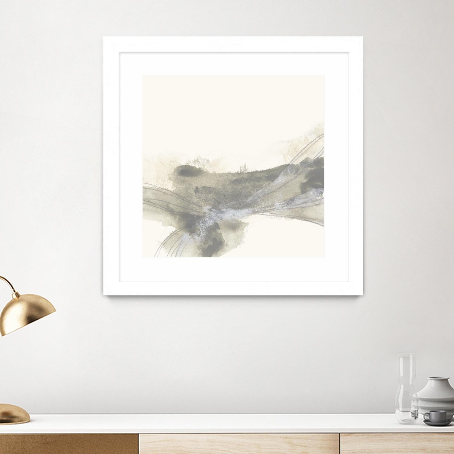 Vapor II by June Erica Vess on GIANT ART - brown abstract