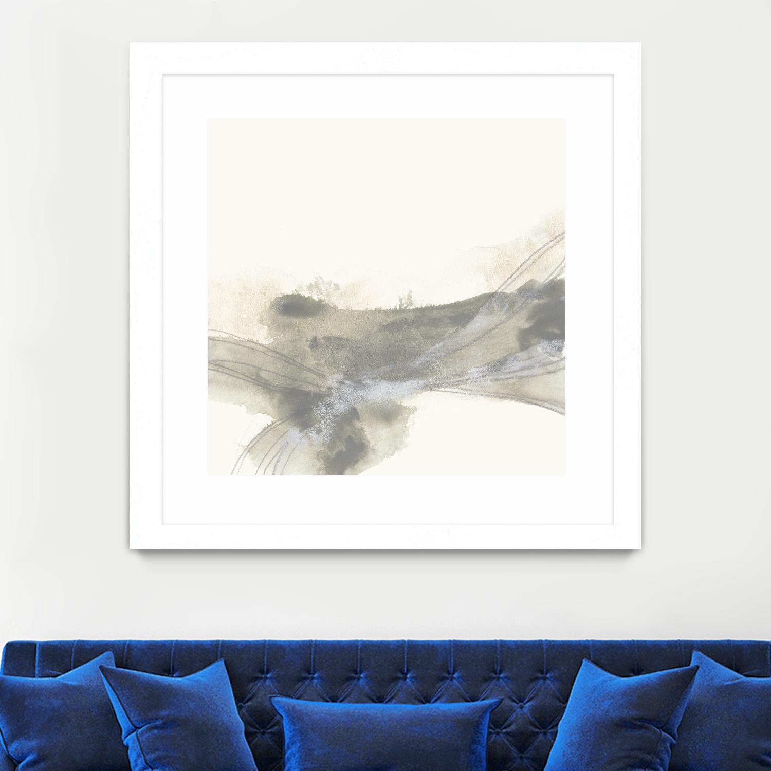 Vapor II by June Erica Vess on GIANT ART - brown abstract