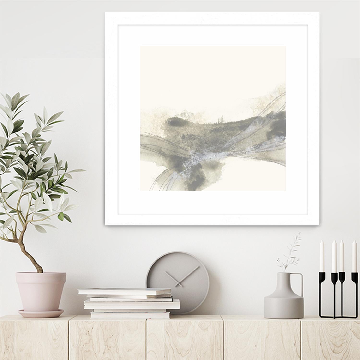 Vapor II by June Erica Vess on GIANT ART - brown abstract