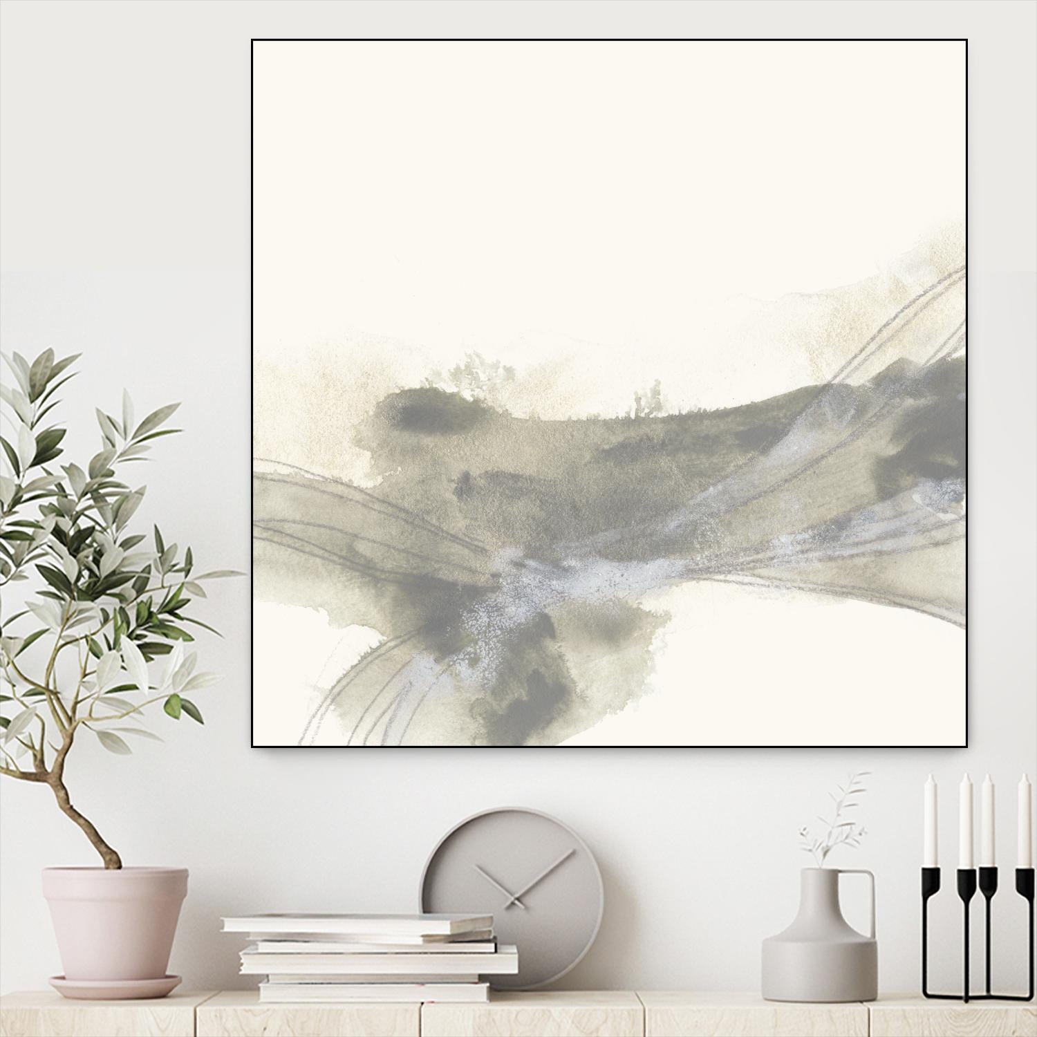 Vapor II by June Erica Vess on GIANT ART - brown abstract