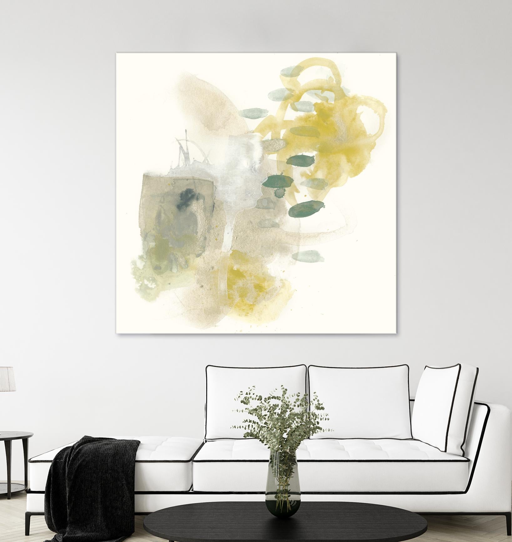 Apex Formula IV by June Erica Vess on GIANT ART - yellow abstract