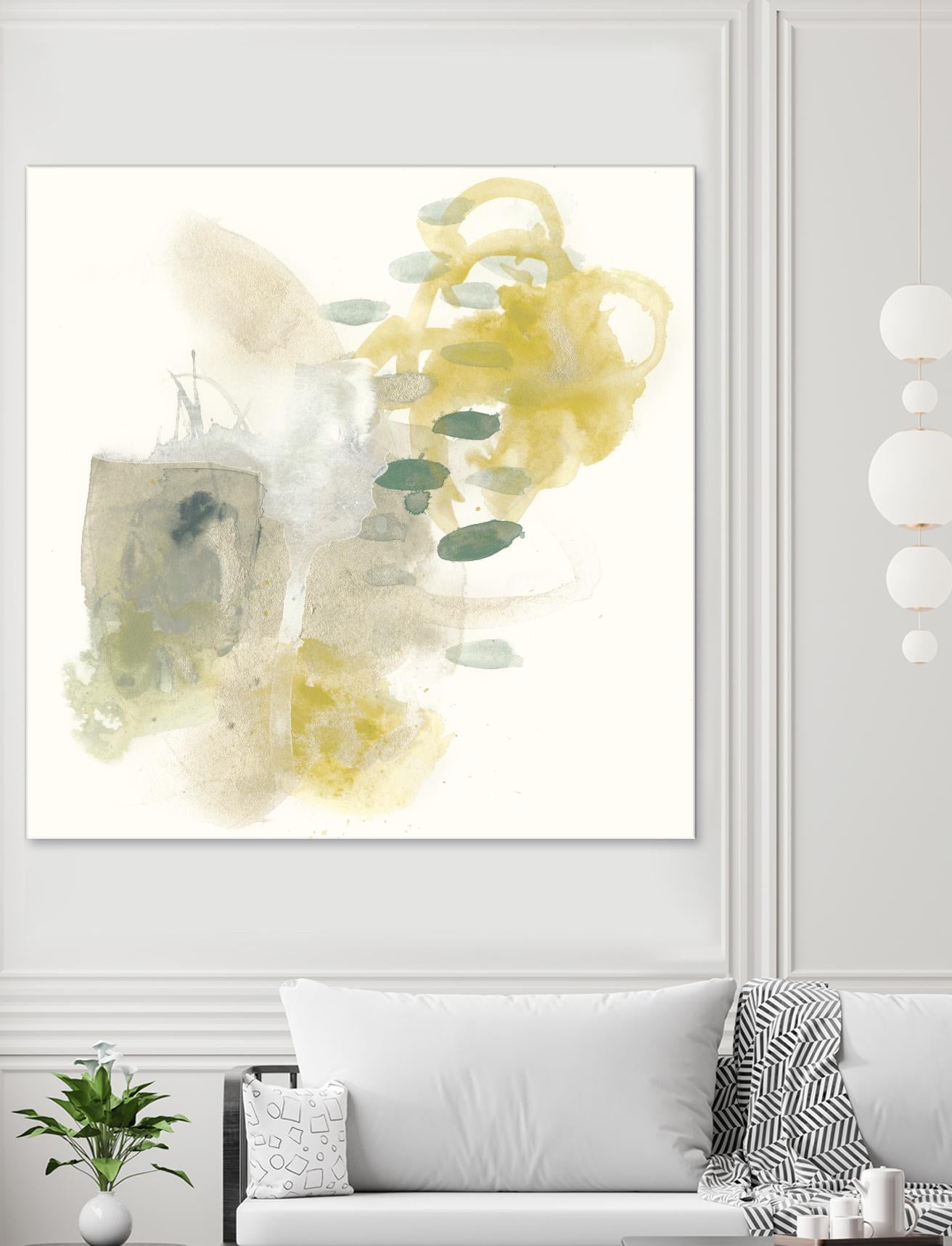 Apex Formula IV by June Erica Vess on GIANT ART - yellow abstract
