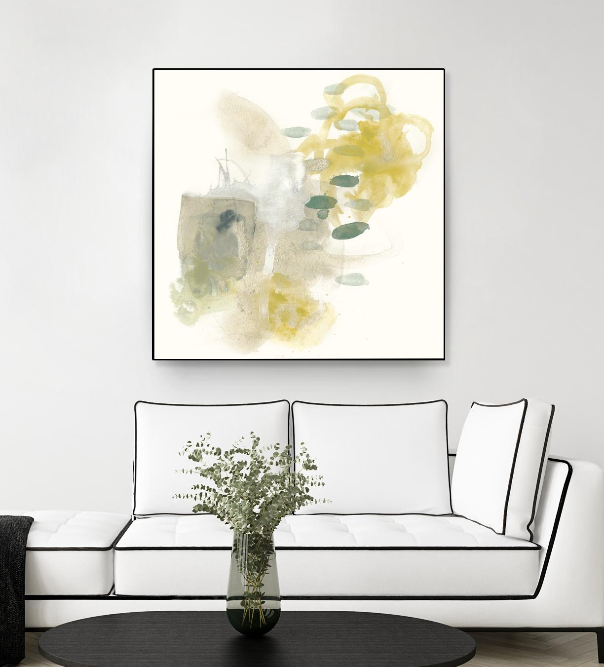 Apex Formula IV by June Erica Vess on GIANT ART - yellow abstract