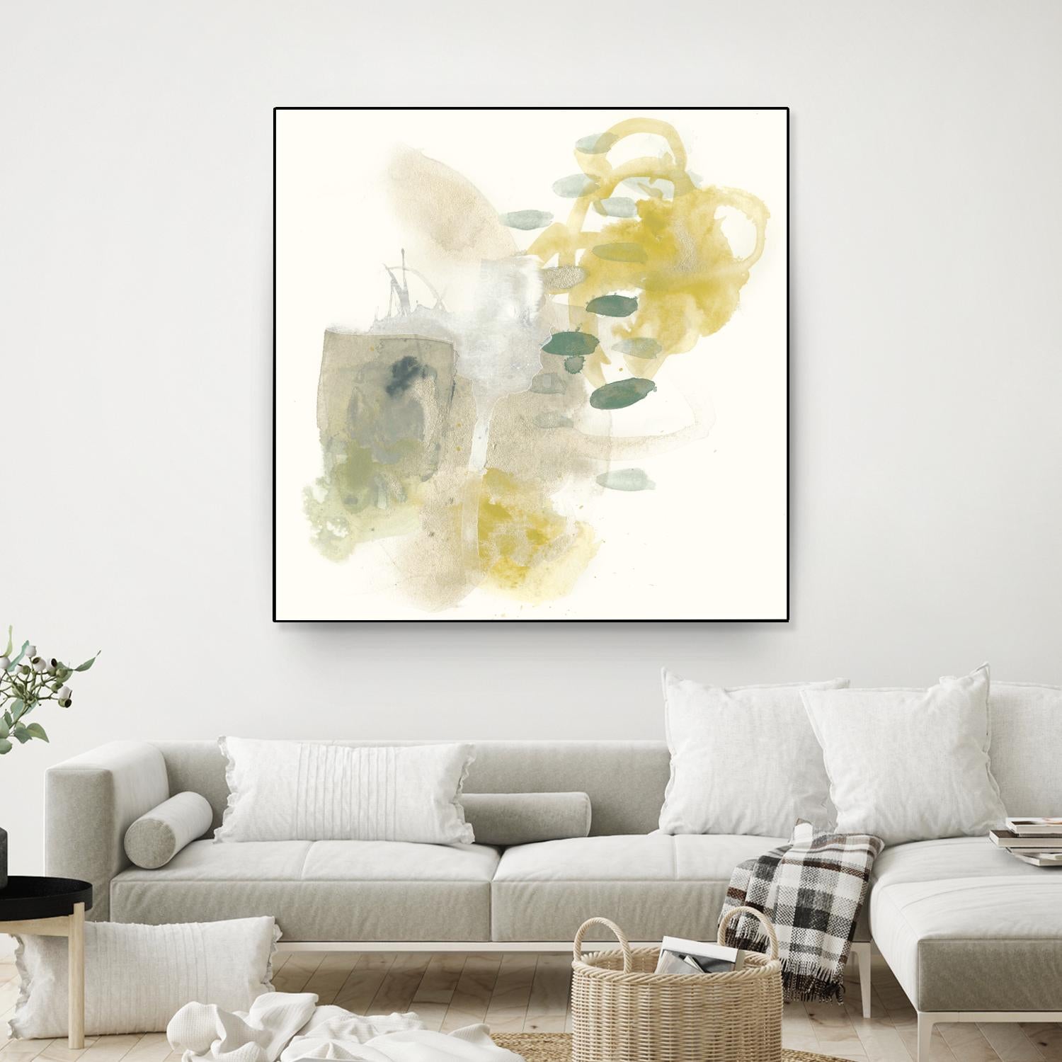 Apex Formula IV by June Erica Vess on GIANT ART - yellow abstract