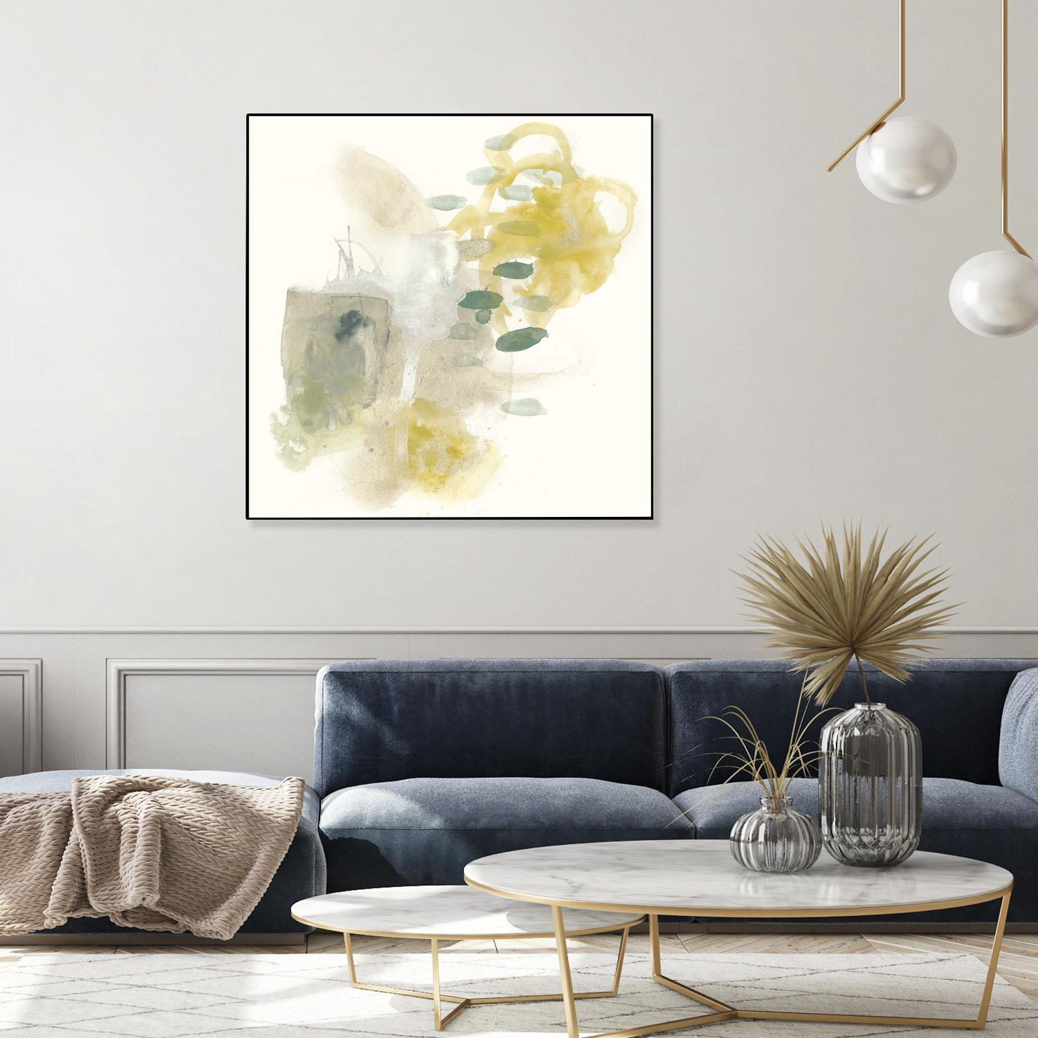 Apex Formula IV by June Erica Vess on GIANT ART - yellow abstract