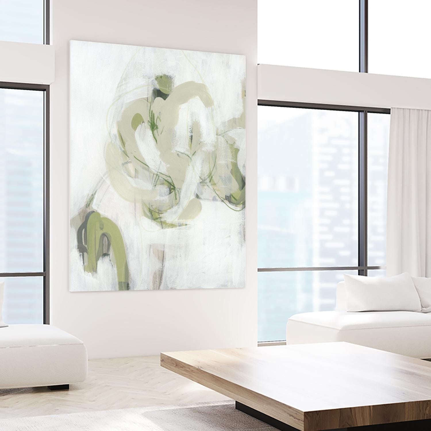 Verge I by June Erica Vess on GIANT ART - green abstract