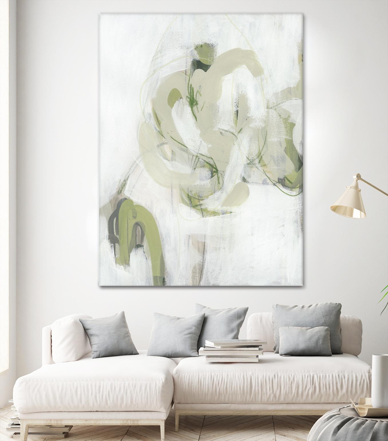 Verge I by June Erica Vess on GIANT ART - green abstract
