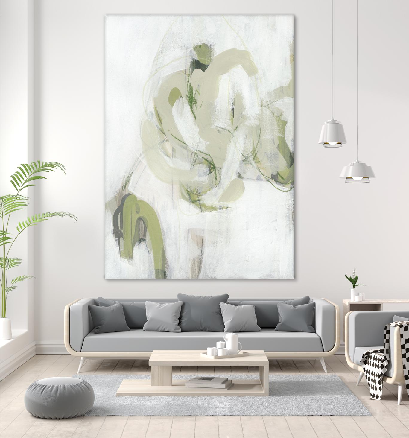 Verge I by June Erica Vess on GIANT ART - green abstract