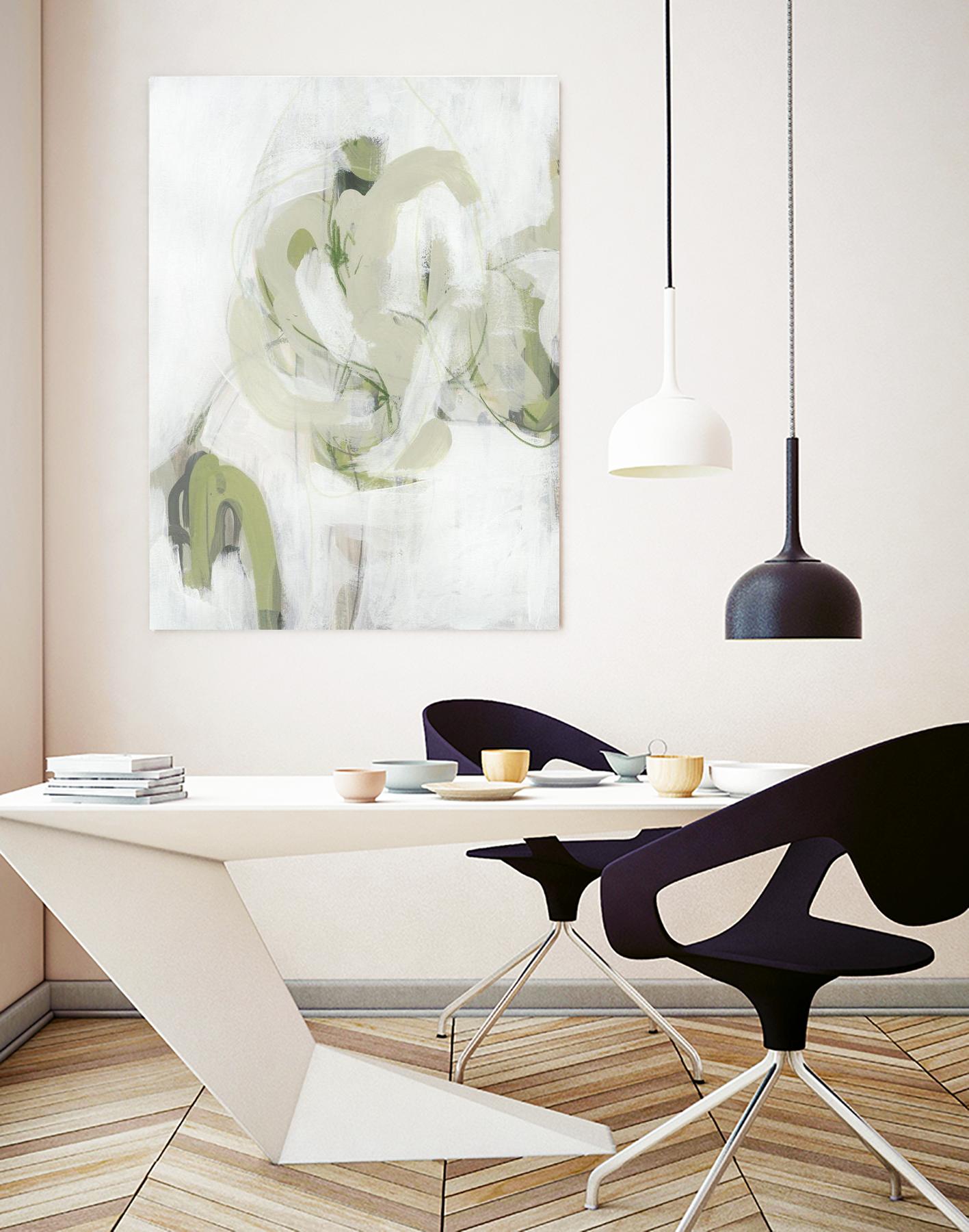 Verge I by June Erica Vess on GIANT ART - green abstract