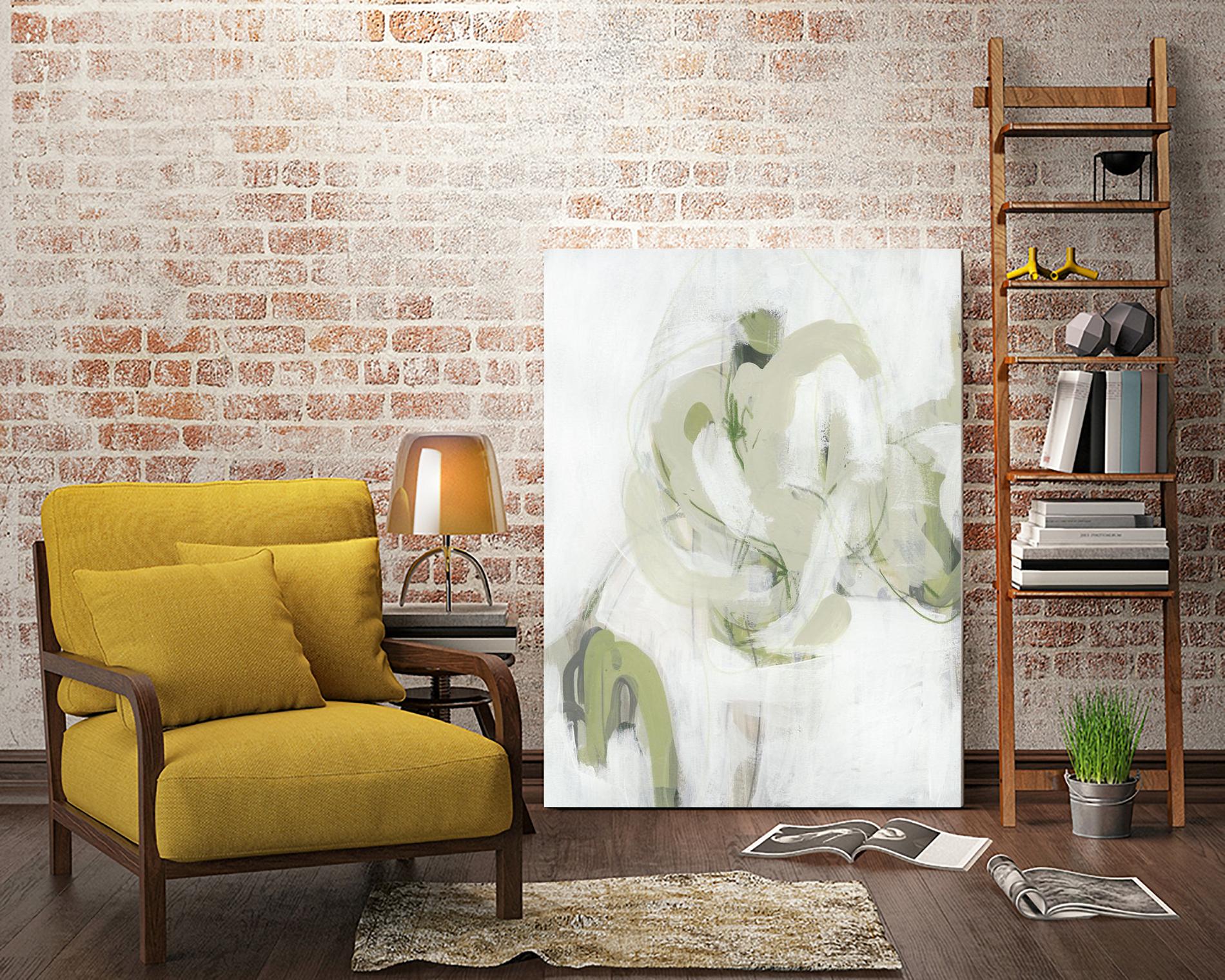 Verge I by June Erica Vess on GIANT ART - green abstract