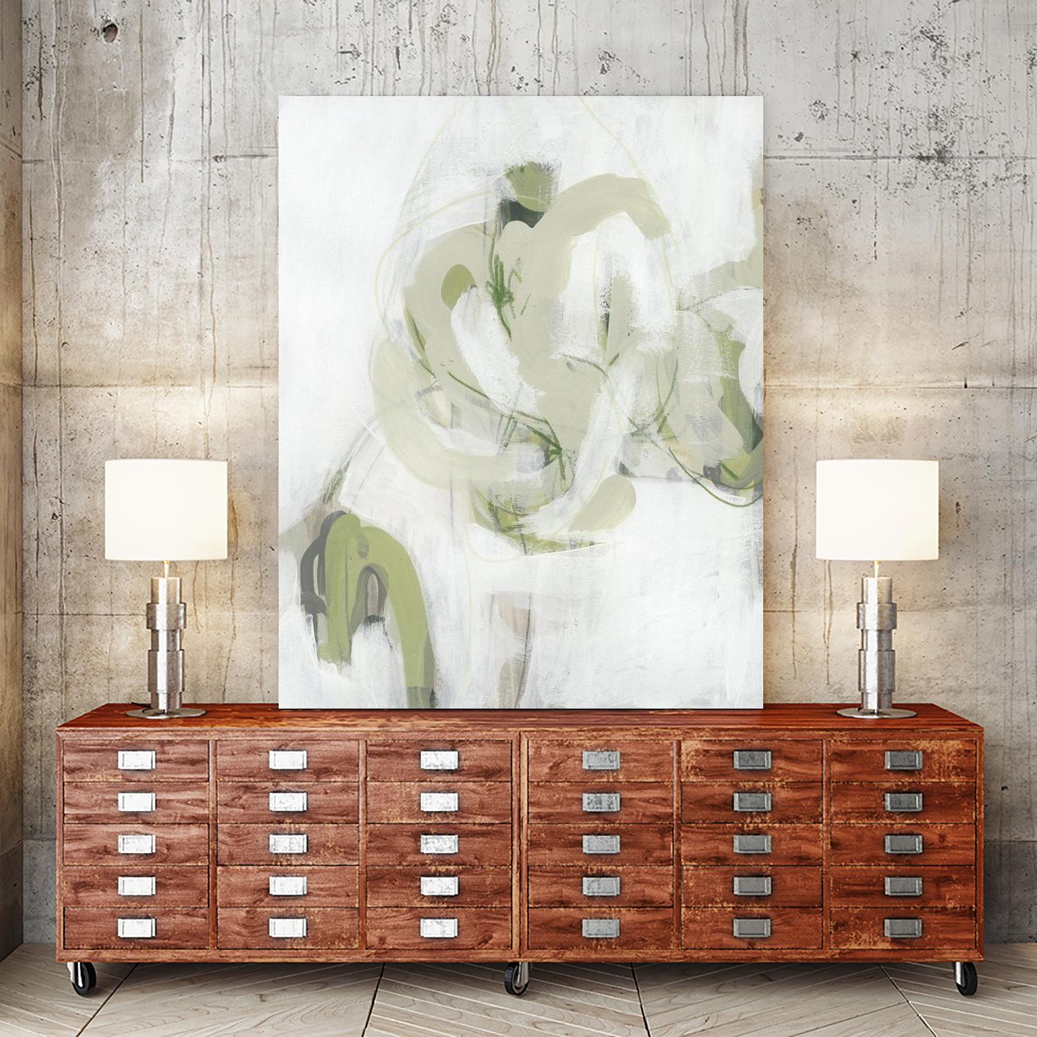 Verge I by June Erica Vess on GIANT ART - green abstract