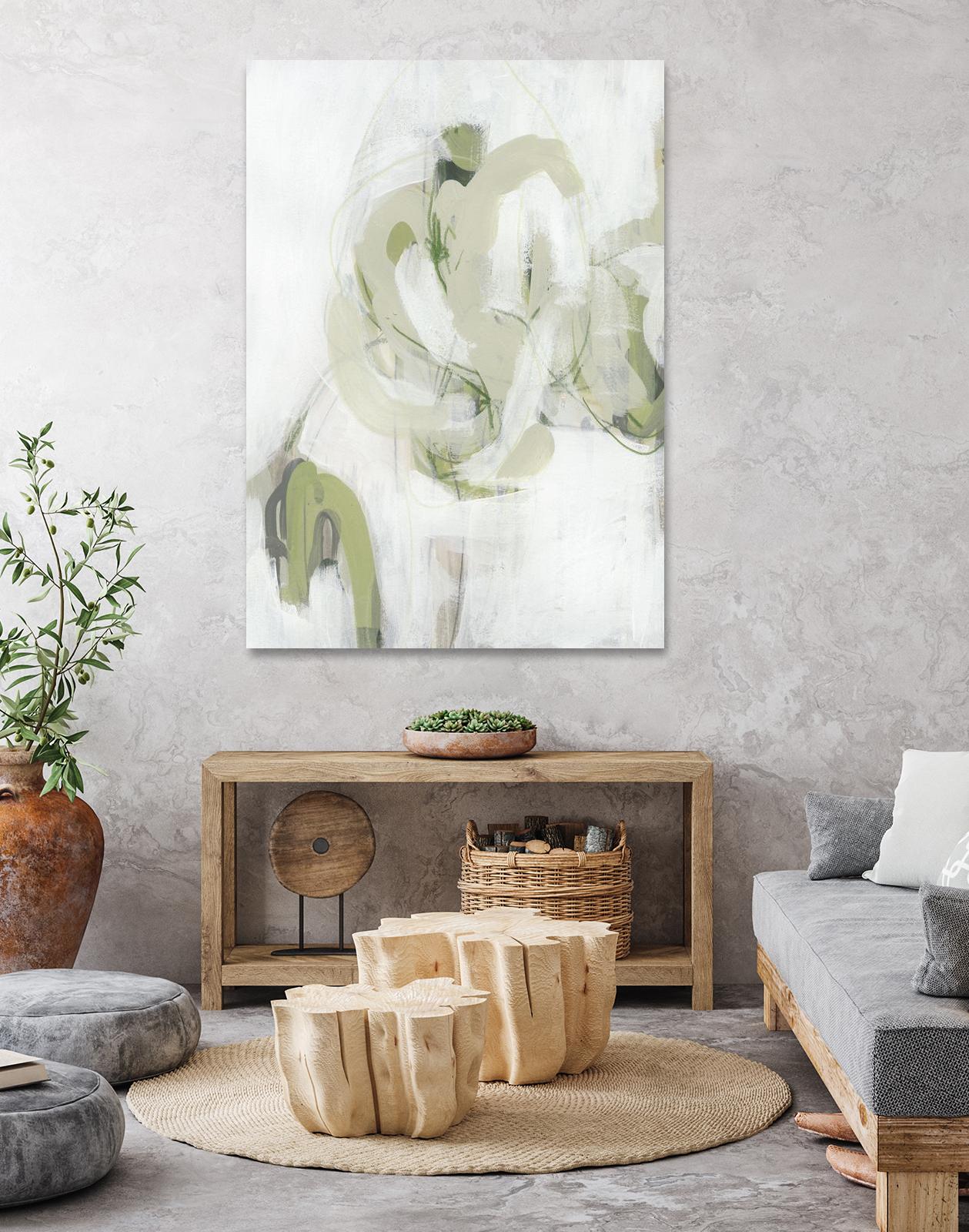 Verge I by June Erica Vess on GIANT ART - green abstract