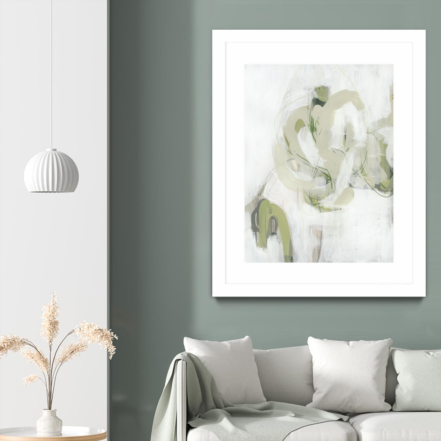 Verge I by June Erica Vess on GIANT ART - green abstract