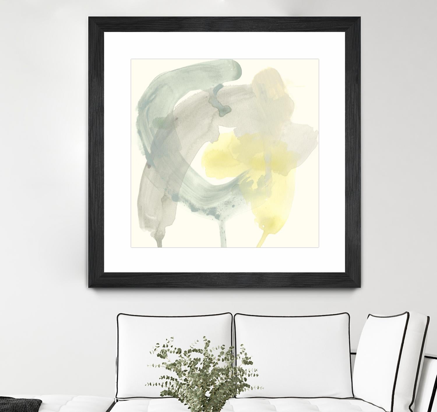 Lunar Sunrise II by June Erica Vess on GIANT ART - yellow abstract