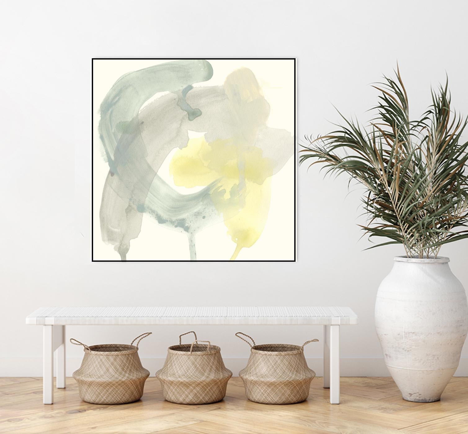 Lunar Sunrise II by June Erica Vess on GIANT ART - yellow abstract