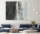 Black & Grey & Blue II by Studio W on GIANT ART - blue abstract