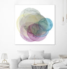 Evolving Planets II by Grace Popp on GIANT ART - blue abstract