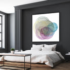 Evolving Planets II by Grace Popp on GIANT ART - blue abstract